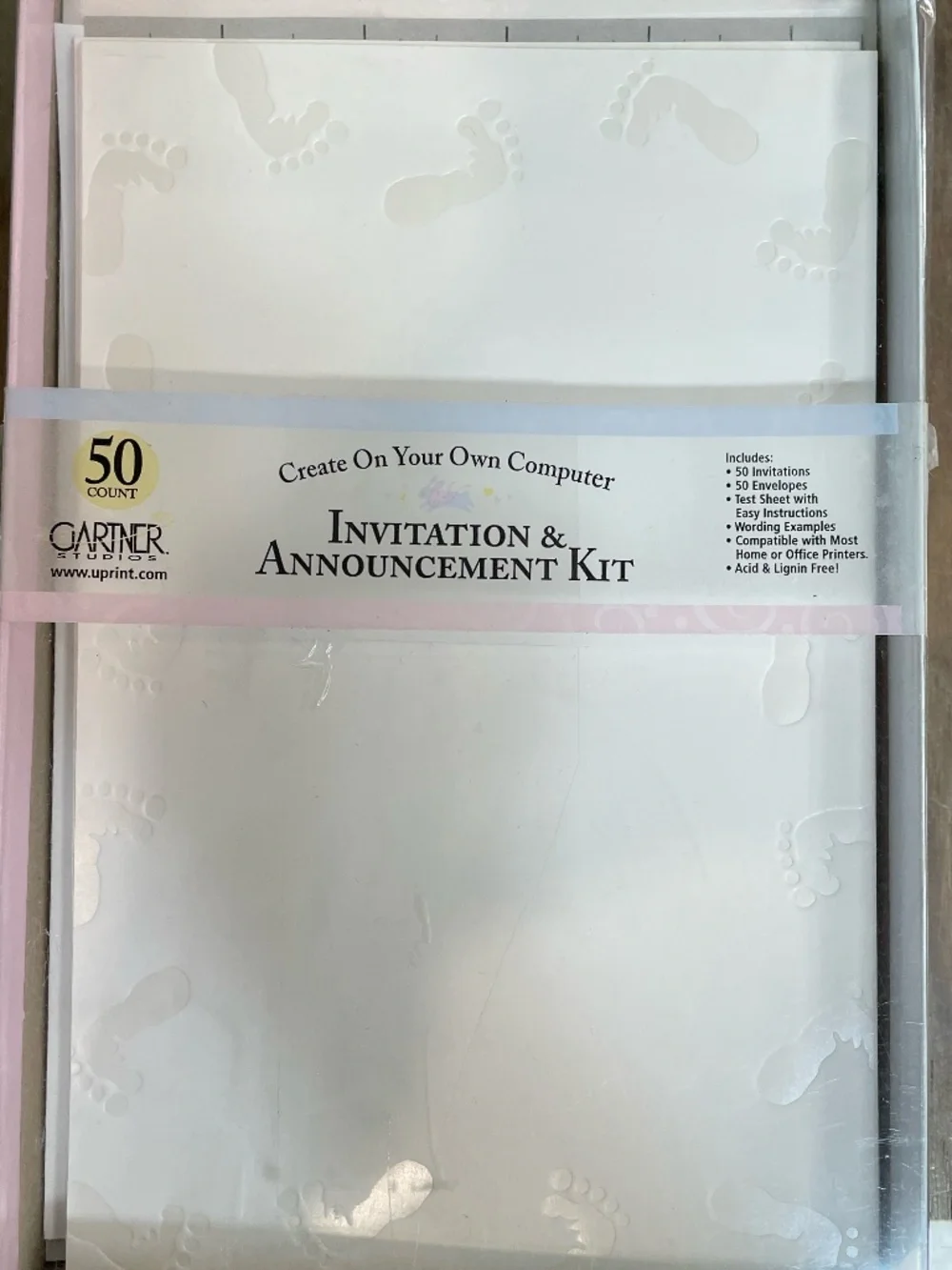 Set of 13 Printable Baby Invitations/Announcements